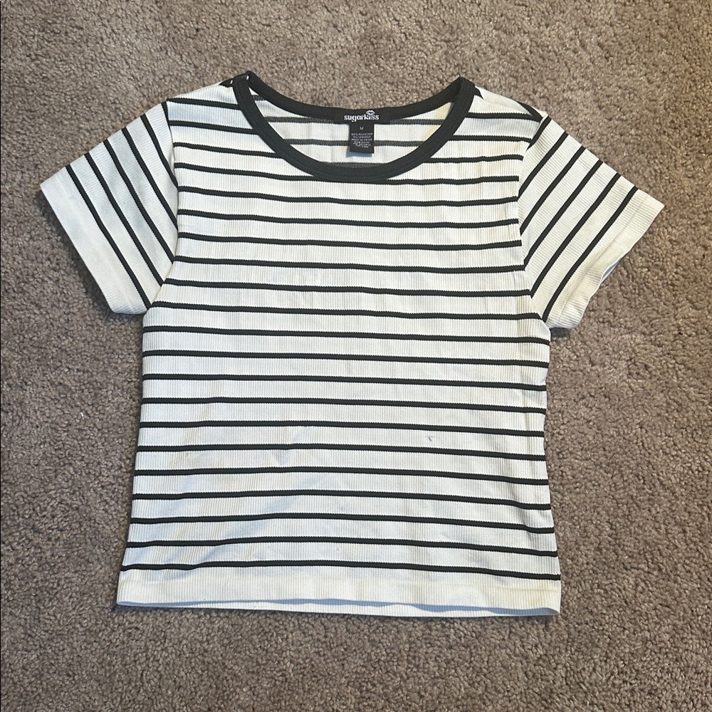 Striped Black and White T-Shirt